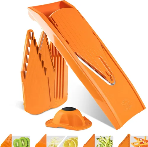 Miniatura 11 de BORNER V Mandoline Slicer Kitchen V1 ClassicLine Starter Set Börner - Calidad fabricada en Alemania, color: rojo