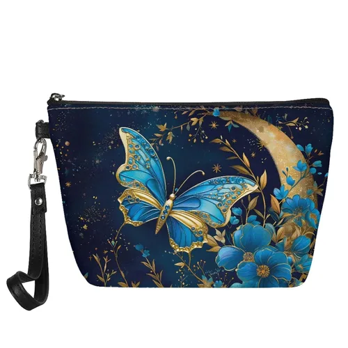 Miniatura 38 de AFPANQZ Bolsas de maquillaje de viaje personalizadas para mujeres y niñas, bolsa de almacenamiento de artículos de tocador, bolso al aire libre