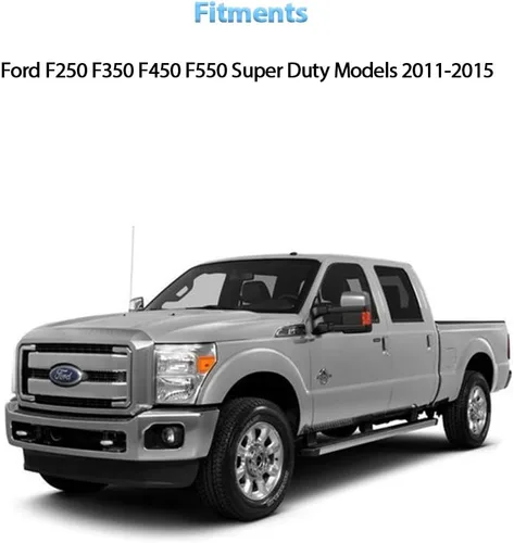 Miniatura 5 de Boquillas para limpiaparabrisas delantero – para Ford F250 F350 F450 F550 Super Duty 2011-2015 Reemplaza OEM # BC3Z-17603-A BC3Z17603A, kit