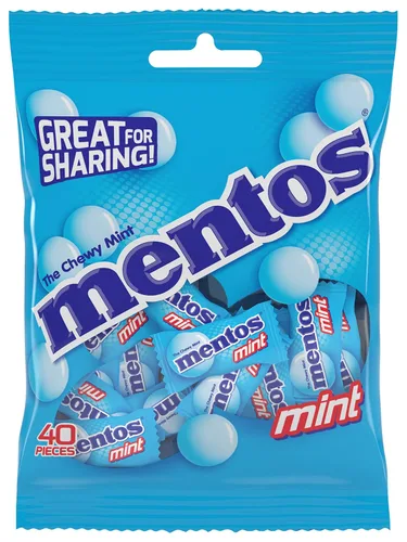Miniatura 9 de Mentos Rollo de caramelo de menta masticable, fruta, 14 piezas por rollo (paquete de 1)