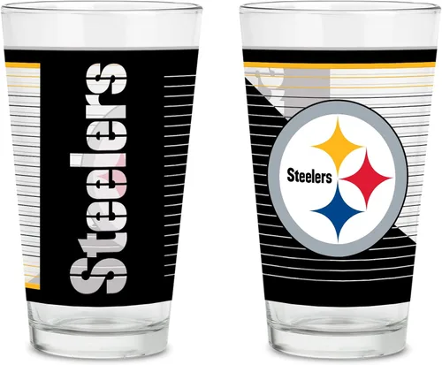 Miniatura 27 de Rico Industries NFL Football Main - Juego de 2 vasos clásicos de 16 onzas con logotipo impreso digitalmente, apto para lavavajillas NFL Football