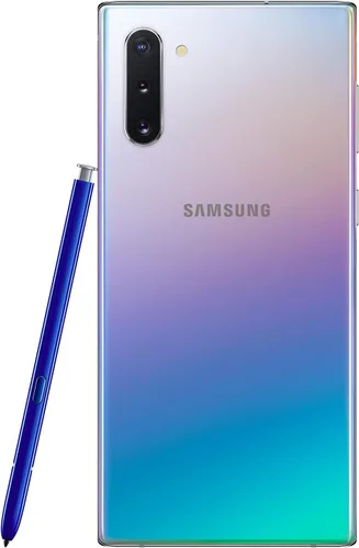 Miniatura 5 de Samsung Galaxy Note 10, Aura Glow, 256GB Note10, desbloqueado de fábrica, teléfono celular, garantía estadounidense, brillo Aura (plata)