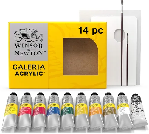 Miniatura 10 de Winsor & Newton Galeria - Pintura acrílica, 10 x 0.7 fl oz (0.7 onzas líquidas)