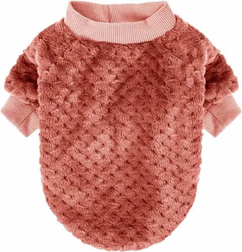 Miniatura 4 de Suéter para Perro, Paquete de 2 o 3 Suéteres para Perros Pequeños y Medianos o Gatos, Ropa Cálida de Franela Suave para Mascotas para Perros Hembra