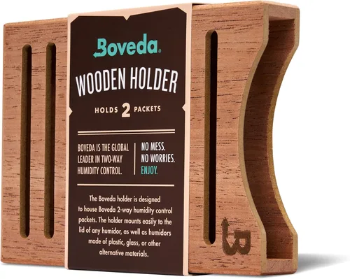 Miniatura 6 de Boveda Porta paquetes de humedad de madera de cedro para caja de almacenamiento - Para uso con dos paquetes Boveda tamaño 60