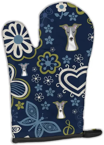 Miniatura 133 de Caroline's Treasures BB4020OVMT Dog House Collection Border Collie - Guante de horno grueso resistente al calor para sartenes calientes y horno