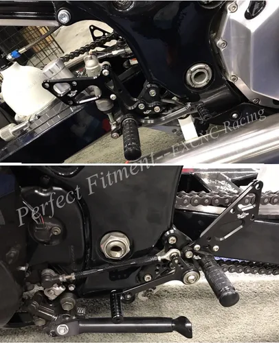 Miniatura 7 de FXCNC Reposapiés ajustables para motocicleta CNC Billet, compatibles con GSXR1300 GSX1300R HAYABUSA 1999-2020