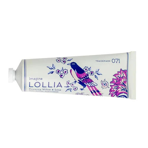 LOLLIA Imagine Handcreme, 4 oz. - Sauce floreciente y loto - Crema de manos perfumada para mujeres, loción hidratante de manos para manos secas,