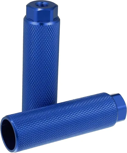 Miniatura 6 de X AUTOHAUX 2 pares 3.937x1.102 in universal aleación de aluminio eje trasero pie clavijas reposapiés para bicicleta BMX bicicleta ajuste 3/8 pulgadas