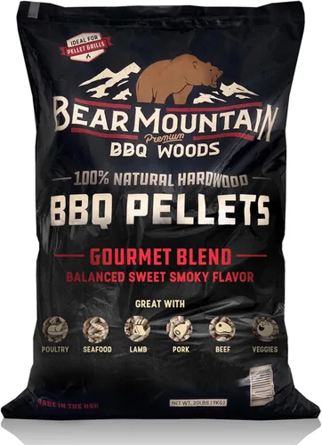 Miniatura 18 de Bear Mountain - Pellets de madera natural para ahumador, parrilla y barbacoa, 20 libras, manzana