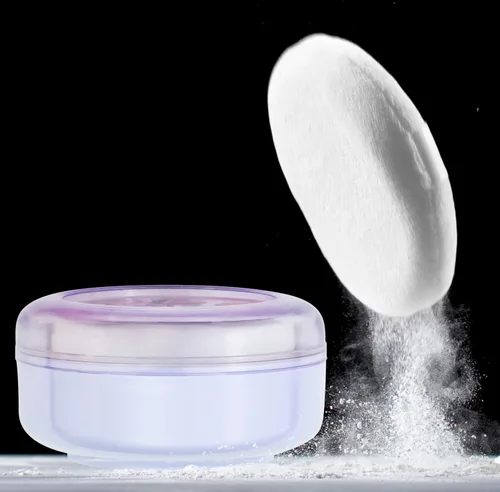 Miniatura 4 de R-NEU Polvo corporal para mujer con soplo de polvo, 100% libre de talco, elegante polvo perfumado de ramo real, después del baño, para piel suave, 1