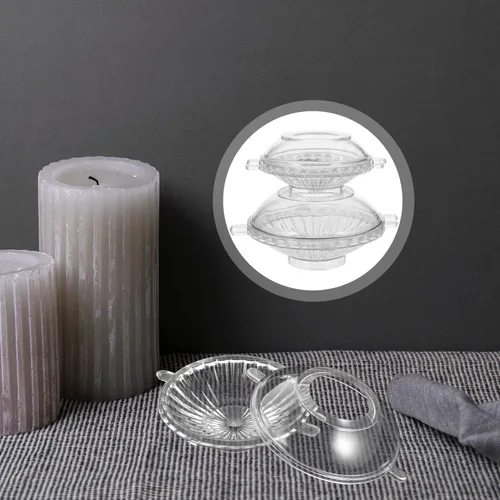 Miniatura 7 de 2 velas flotantes redondas de plástico, molde especial para hacer velas, jabón, velas, envase de lata, velas perfumadas, moldes para hacer velas