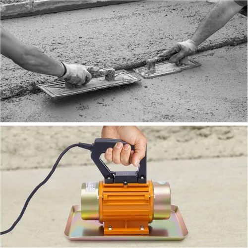 Miniatura 4 de Motor de vibrador de hormigón eléctrico 250W, vibrador de hormigón de movimiento de mesa portátil, máquina vibradora de cemento portátil, paleta