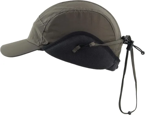 Miniatura 2 de Home Prefer Gorros de invierno impermeables para hombre, gorra de béisbol con forro polar cálido