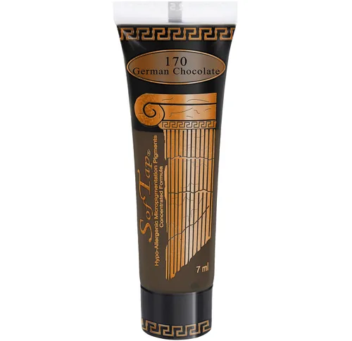 Miniatura 16 de SofTap® Tinta Microblading para cejas Espresso – Pigmento de sombreado PMU marrón oscuro medio para nano cejas, máquina y método manual Tinta