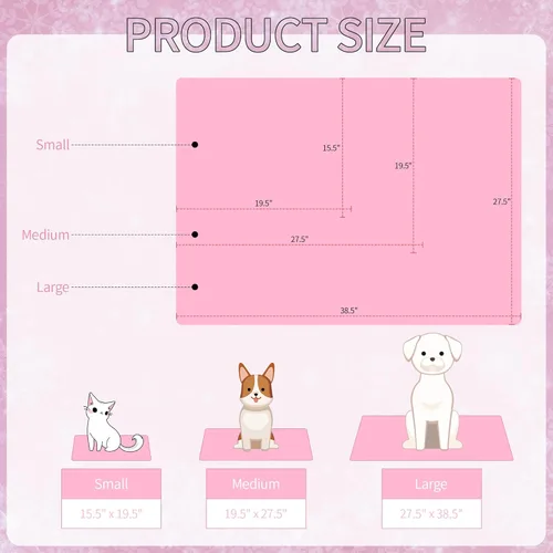 Miniatura 3 de NACOCO - Colchoneta refrescante para mascotas, para gatos, perros, cojín de verano, refrescante, cómoda, suave para mascotas y adultos Rosa