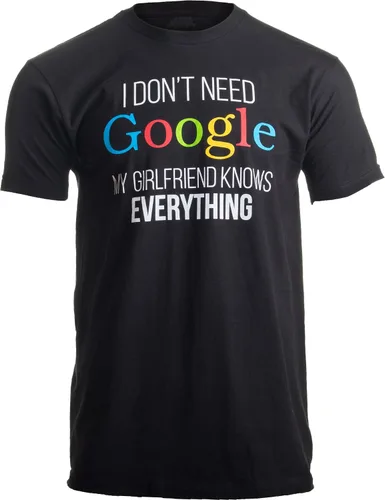My Girlfriend Knows Everything! | Camiseta divertida de broma de humor para novio