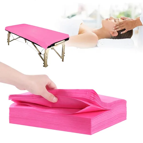 Miniatura 13 de Sábanas desechables de 31 x 71 pulgadas, gruesas, impermeables, de tela no tejida, para mesa de masaje, protector transpirable para terapia