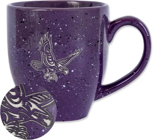 Miniatura 319 de Rico Industries NCAA Virginia Tech Hokies Maroon - Taza de café de cerámica grabada con láser, color del equipo, 16 onzas