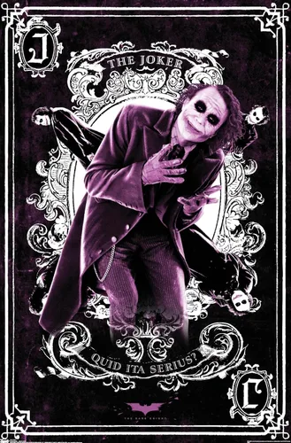 Miniatura 12 de Trends International Póster de pared de DC Comics Movie - The Dark Knight - The Joker Playing Card - Póster de pared, 14.725 x 22.375 pulgadas