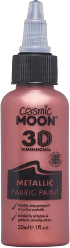 Miniatura 9 de Cosmic Moon - Pintura metalizada para tela 3D - 1.01fl oz - Azul - Pintura textil para ropa, camisetas, bolsos, zapatos y lienzo