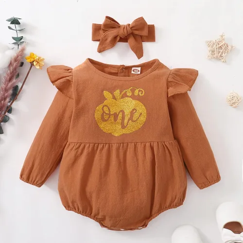 Miniatura 24 de Shalofer Traje de primer cumpleaños para bebé niña con diadema