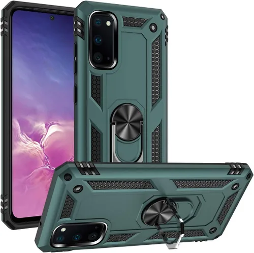 Miniatura 19 de ADDIT Funda S20 para Samsung Galaxy S20 de 6.1 pulgadas, con anillo de soporte, soporte ajustable, grado militar, protección resistente, a prueba