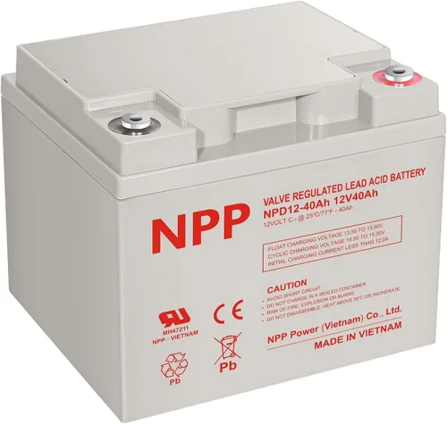 Miniatura 9 de NPP Batería de ciclo profundo AGM de 12 V 80 Ah, reemplazo AGM SLA recargable del grupo 24, terminales T14 para respaldo de UPS, seguridad