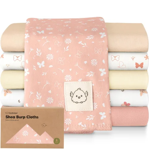 Miniatura 14 de Paños orgánicos para bebés niño y niña - Juego de 6 toallas grandes de algodón para eructar, paños para baba, súper absorbentes, ultra suaves