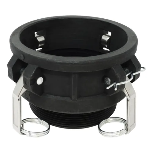 Miniatura 11 de Gloxco Colocación de bloqueo de leva polivinílica, tipo B, 2 "Camlock hembra x 2" macho NPT, cada uno