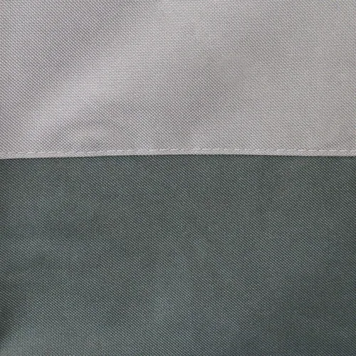 Miniatura 6 de Sunnydaze Funda para estante de troncos - Gris con rayas verdes - Poliéster 300D con respaldo de PVC - Accesorio resistente para patio, terraza
