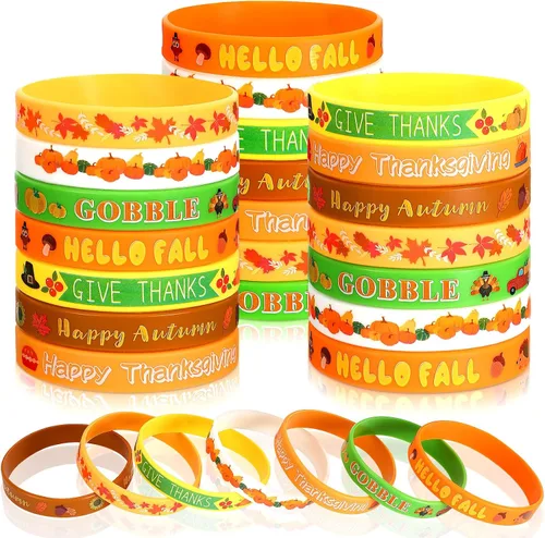 Miniatura 25 de JUNEBRUSHS 42 piezas de accesorios de concientización sobre el cáncer de mama, pulseras de silicona Esperanza Fe Fuerza Coraje, pulseras accesorios
