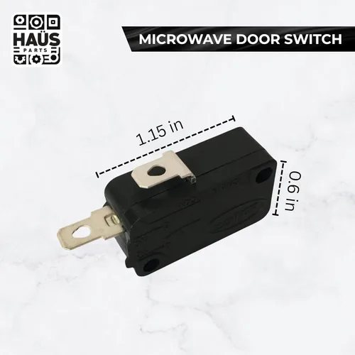 Miniatura 2 de SZM-V16-FA-63 Interruptor de puerta de microondas apto para horno microondas LG, Whirlpool, GE – Reemplaza 3B73362F, WB24X10047, SZM-V16-FD-63