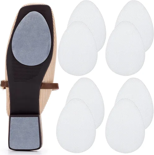 Miniatura 11 de GADEBAO - Almohadillas antideslizantes para zapatos, autoadhesivas, con suela antideslizante, silicona sin olor de primera calidad, agarre Negro