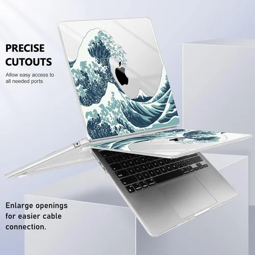 Miniatura 6 de May Chen para M4 MacBook Air de 13.6 pulgadas Funda 2025 2024 2023 2022 Modelos: A3240 A3113 M3 A2681 M2, Carcasa de plástico rígido para MacBook