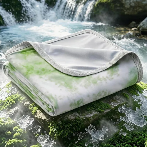Miniatura 13 de Manta de enfriamiento EMME 50"x70", Mantas de enfriamiento Q-Max 0.5 para personas que duermen con calor, Manta de verano de hielo para sudores
