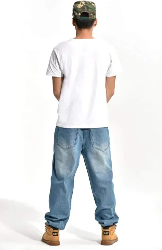 Miniatura 6 de Arlita pantalones vaqueros holgados para hombre con pierna recta