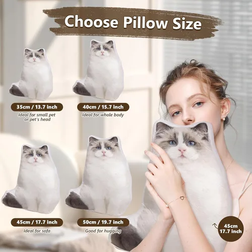 Miniatura 5 de LOVELYPOD Almohada facial personalizada, regalos para novio, novia, almohada de fotos personalizada, regalo divertido para pareja para cumpleaños