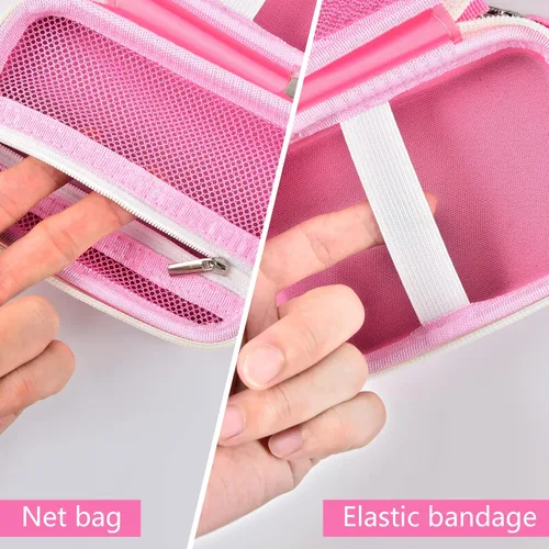 Miniatura 3 de GWCASE Funda para cámara digital compatible con CAMKORY/para YISENCE/para VAHOIALD/para Kodak Pixpro/para Canon PowerShot ELPH 180 190/para Sony Rosa