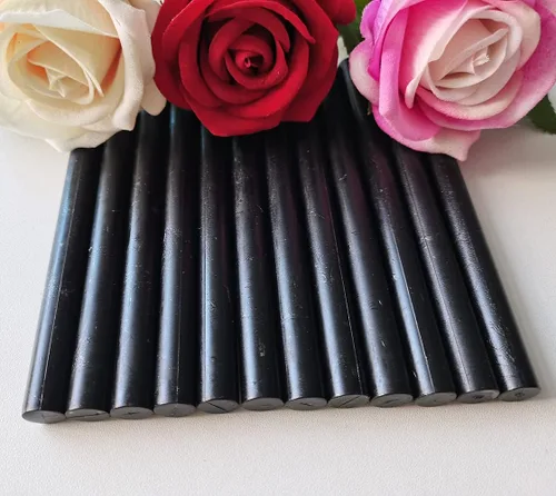 Miniatura 2 de 12 barras de cera para sellar pistola de pegamento para sello de cera, palos de cera PORXFLY Seal ideales para sobres de tarjetas, envoltura de Negro