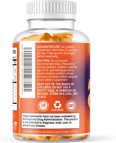 Miniatura 8 de Gomitas probióticas para mujeres y hombres - Fórmula probiótica avanzada de múltiples cepas - Gomitas de apoyo a la salud intestinal y digestiva