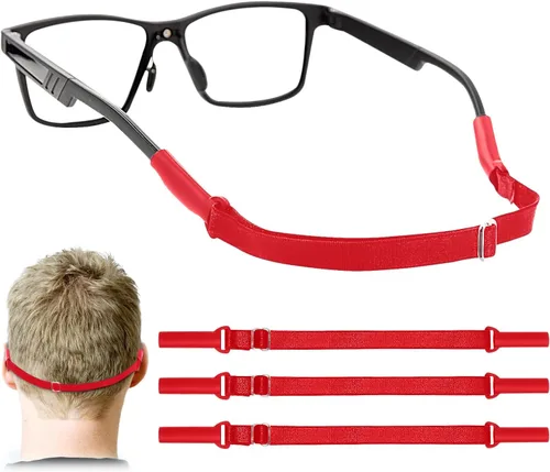 Miniatura 10 de Enenfly Adjustable Glasses Straps - 3 Pack No Tail Eyewear Retainer for Men, Women, Kids – Fits Eyeglasses & Sunglasses