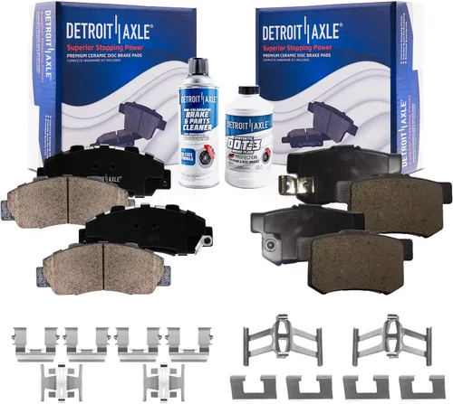 Miniatura 25 de Detroit Axle - Zapatas de freno traseras para Dodge Ram 1500 Buick Century LeSabre Roadmaster Cadillac Brougham Fleetwood DeVille Chevrolet Caprice
