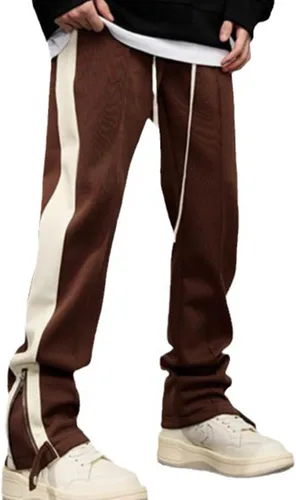Miniatura 29 de Pantalones deportivos de gamuza sintética para mujer, pantalones de baile acampanados para hombre