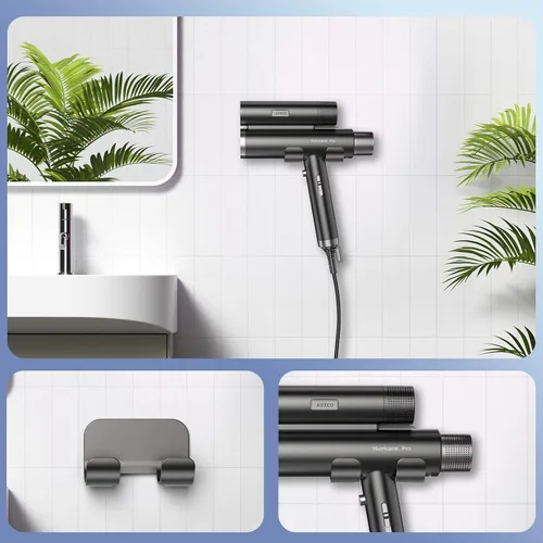 Miniatura 9 de Hurricane Pro - Secador de pelo profesional, único motor sin escobillas dual de 216,000 rpm, secador iónico para salón y uso doméstico, compacto