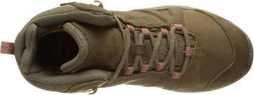 Miniatura 5 de KEEN Terradora 2 - Botas de senderismo impermeables de piel de altura media para mujer BrindleRedwood