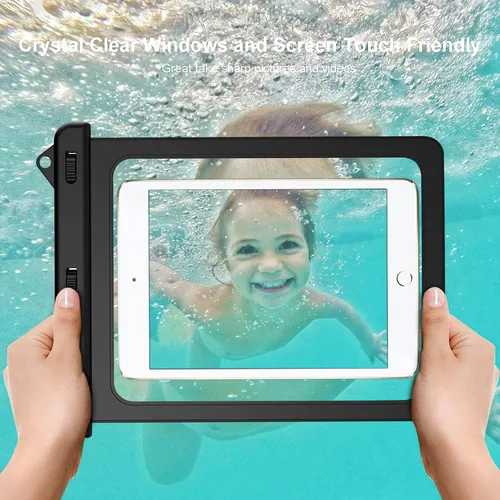 Miniatura 5 de Funda impermeable para tablet de 10.5 pulgadas, bolsa seca para iPad Pro 10.5, iPad 2020 10.2, nuevo iPad 9.7, iPad Air 3, Air 2, Galaxy Tab A 9.7
