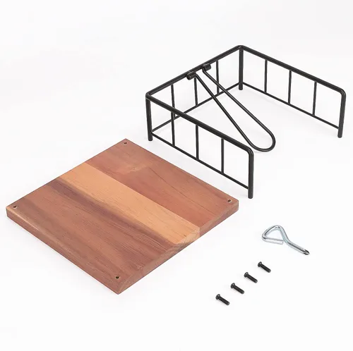 Miniatura 7 de Livabber Servilletero Plano, Almacenamiento de Servilletas de Cocina de Metal con Brazo de Tensión con Peso, Dispensador Rústico de Papel Tissue