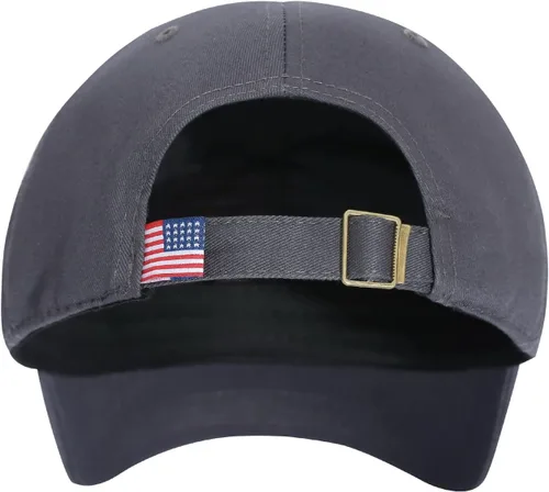 Miniatura 48 de IIN Gorra de béisbol con bandera estadounidense para hombres y mujeres, de perfil bajo, militar, militar, militar, para papá