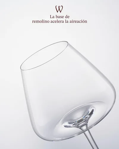 Miniatura 4 de Juego de 4 copas de vino de cristal sopladas a mano de 23.5 onzas para Pinot Noir, Borgoña, Burdeos, vasos de cristal grandes sin plomo con diseño